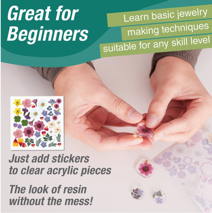 Pressed Floral Earrings -Craft Kit