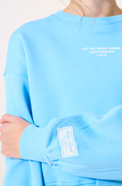Ice Blue Crew Neck