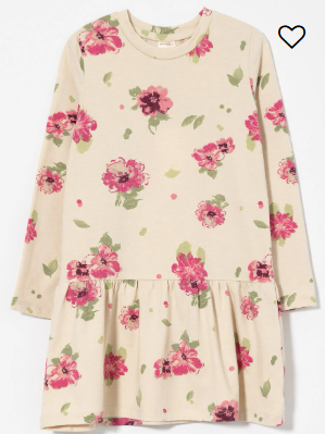 Girl's Pretty In Pink Drop Waist Dress