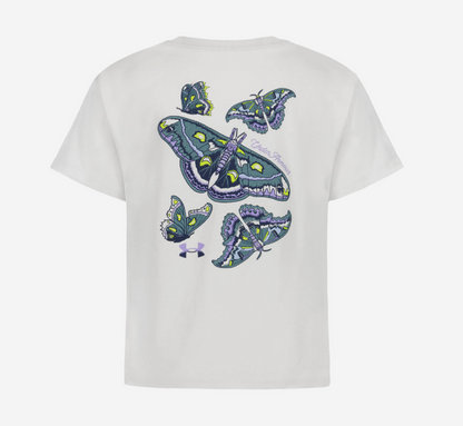 Short Sleeve Graphic Moths T-Shirt