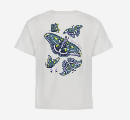 Short Sleeve Graphic Moths T-Shirt