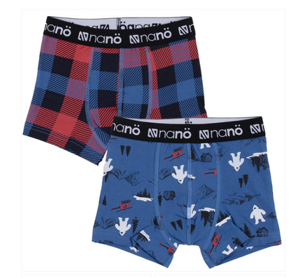 Boys' 2-pack Blue Boxers