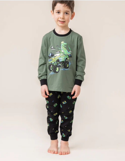 Green Boys' Pajamas