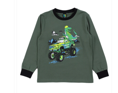 Green Boys' Pajamas