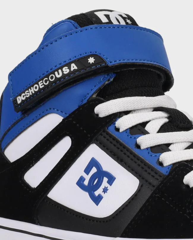 Children's Pure High Top EV -Blue/Black/White