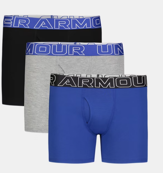 Performance Cotton Boys' 4" 3-Pack Boxerjock®