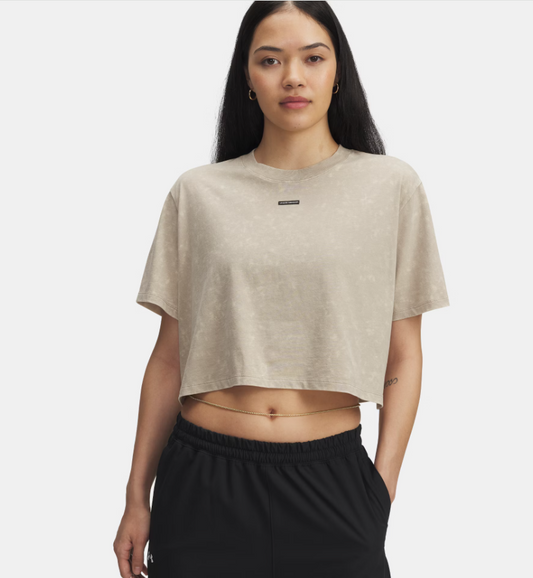 Wash Logo Women's Boxy Crop Short Sleeve