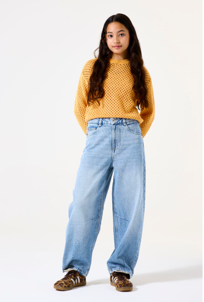 Light Wash Balloon Jeans