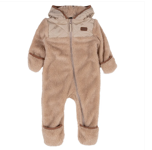 Hooded Sherpa Jumpsuit