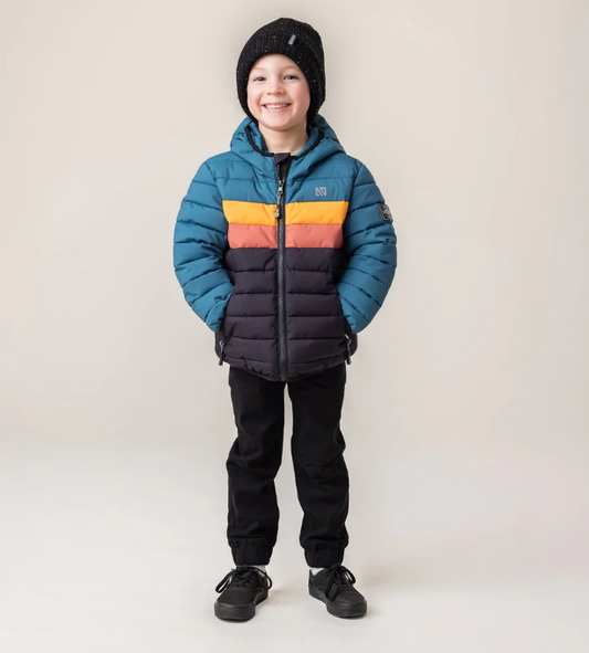 Teal Quilted Coat