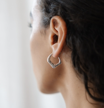 Gold Zin Hoops