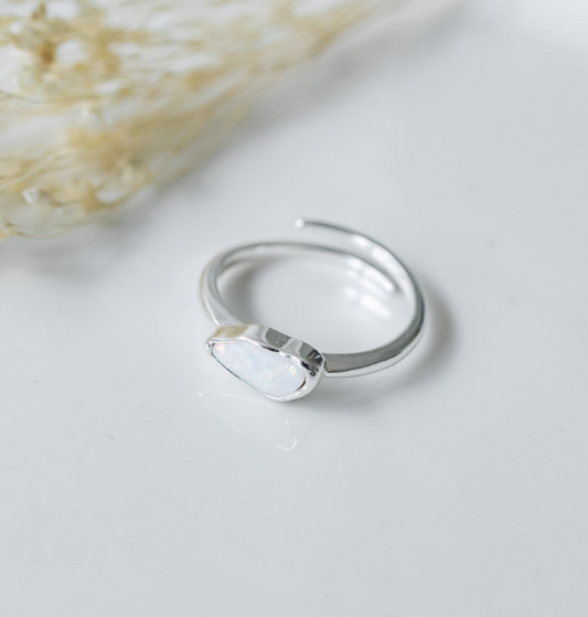 Opal Pebble Ring