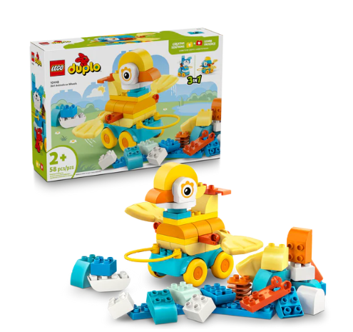 3 in 1 Animals on Wheels