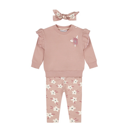 Mauve Crewneck Set