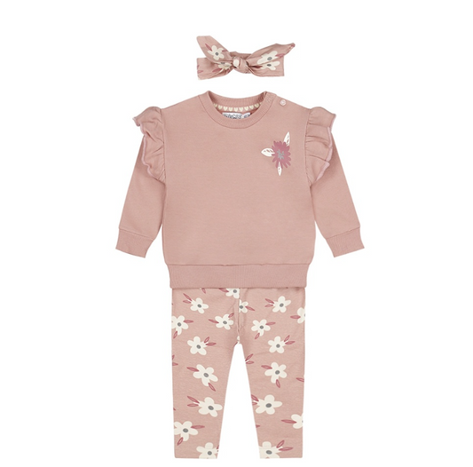 Mauve Crewneck Set