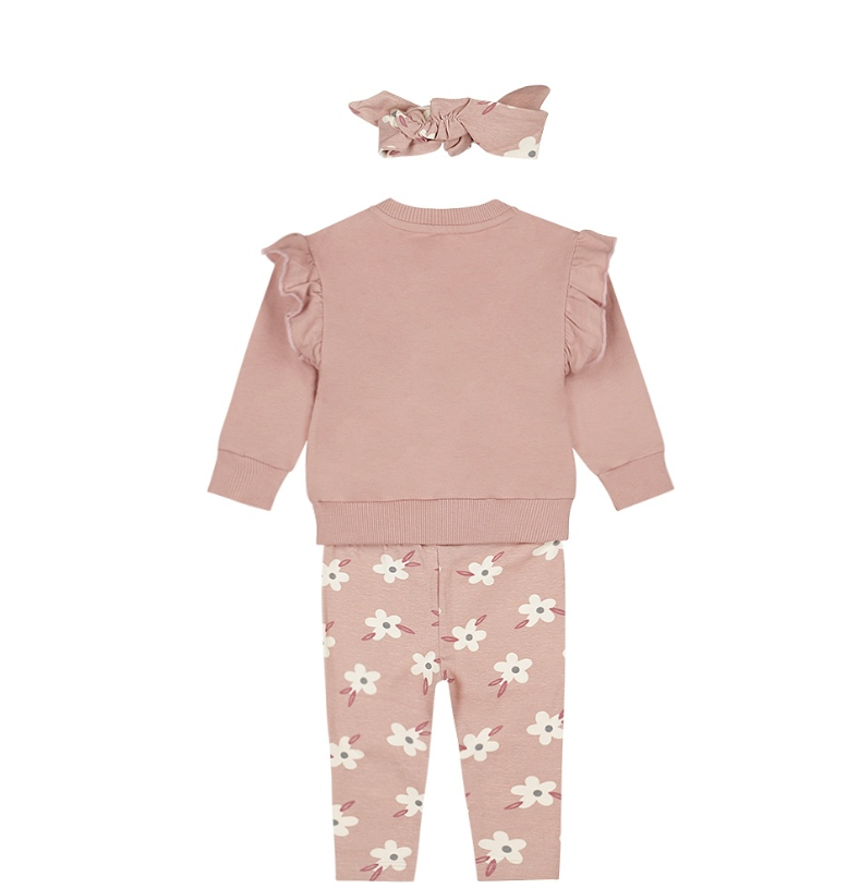 Mauve Crewneck Set
