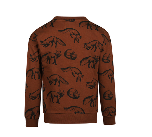 Fox Drop Sleeve Crewneck