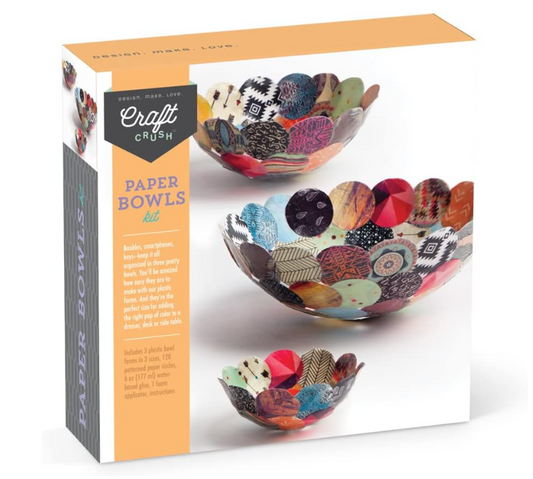 Craft Crush Paper Bowls Kit