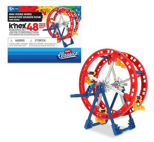 K'NEX Building Sets- 48PC Mini Ferris Wheel