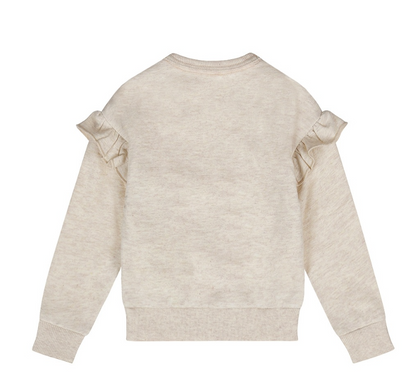 Love To Dream Ruffle Shoulder Crewneck