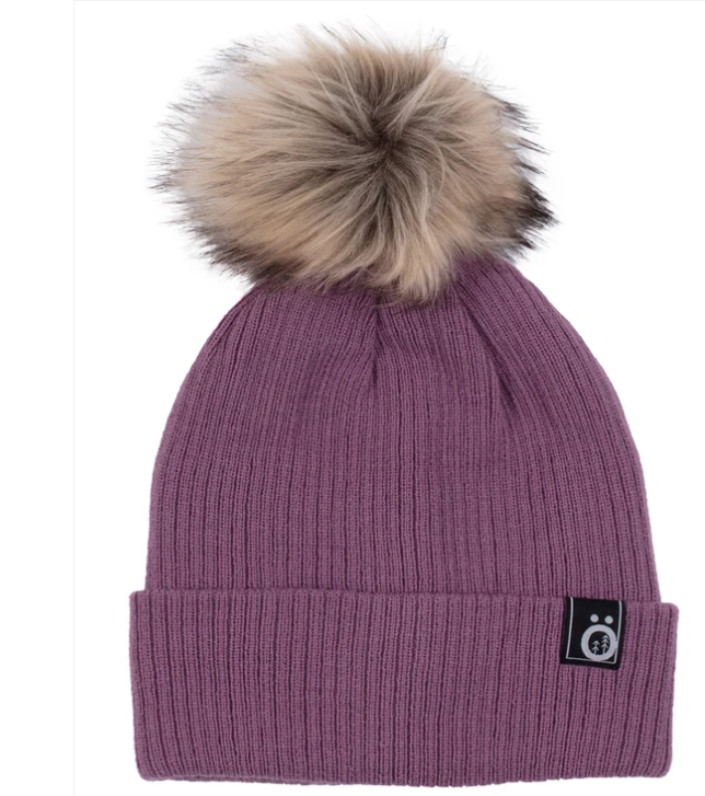 Youth Knit Mauve Beanie