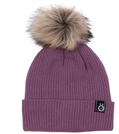 Youth Knit Mauve Beanie