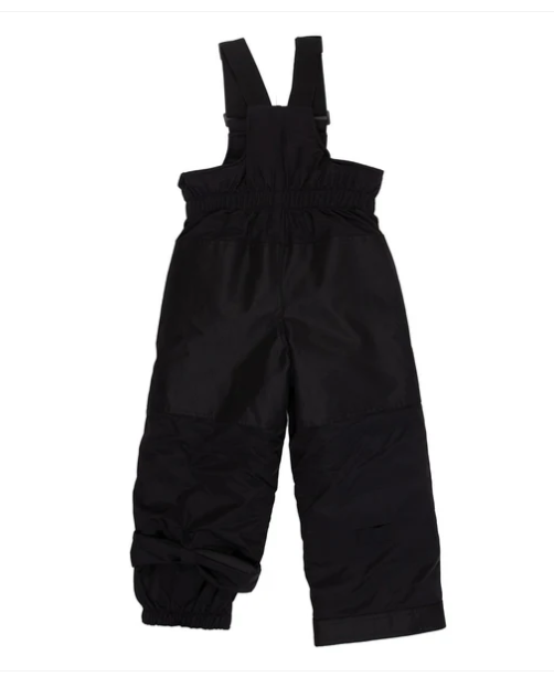 Children's Unisex Black Snowpants