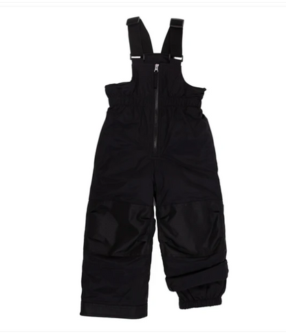 Children's Unisex Black Snowpants