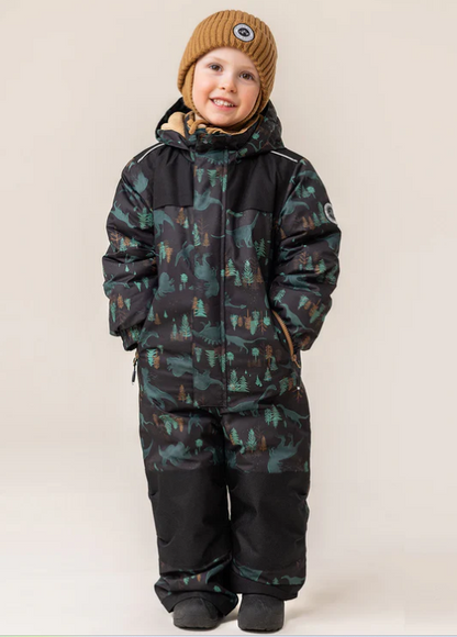 Tyler Black One-Piece Snowsuit