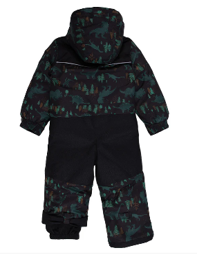 Tyler Black One-Piece Snowsuit