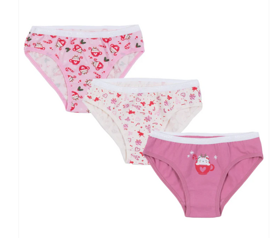 Girls' 3-pack Festive Panties