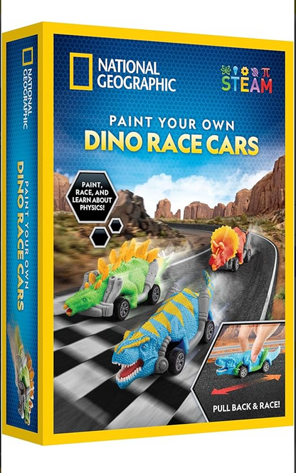 National Geographic Dino Race Cars Paint Kit