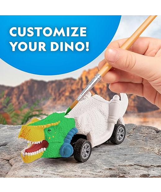 National Geographic Dino Race Cars Paint Kit