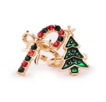 All Aglow Holiday Ring Set