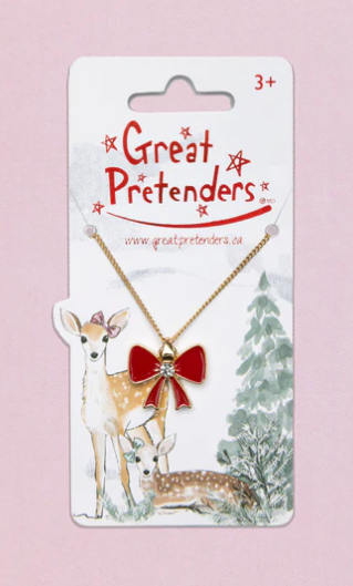 Holiday Bow Necklace