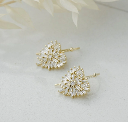 Elaborate Heart Earrings