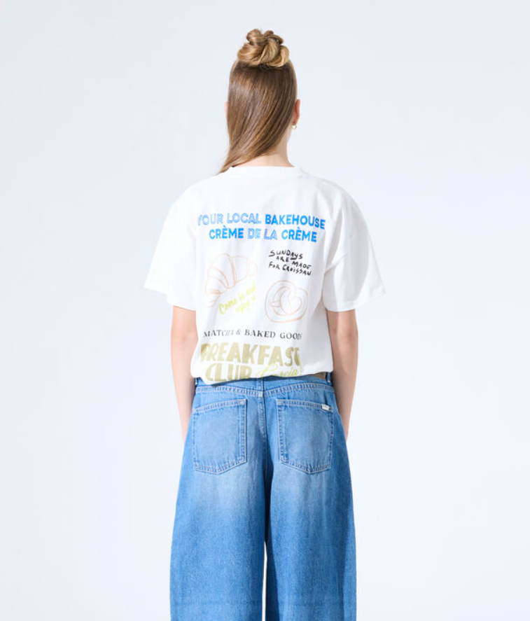 Youth breakfast club oversized tee