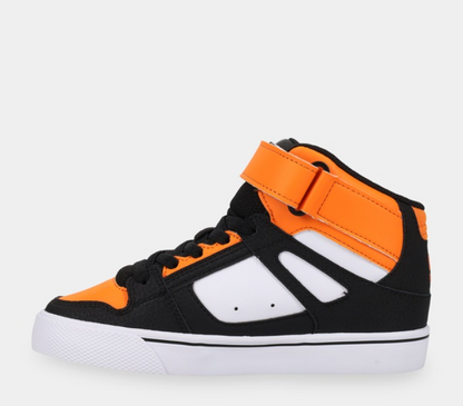 Children's Pure High Top EV -Orange/Black/White