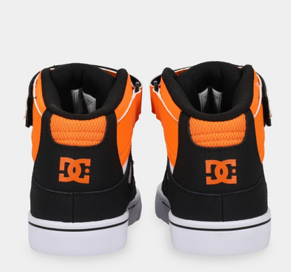 Children's Pure High Top EV -Orange/Black/White