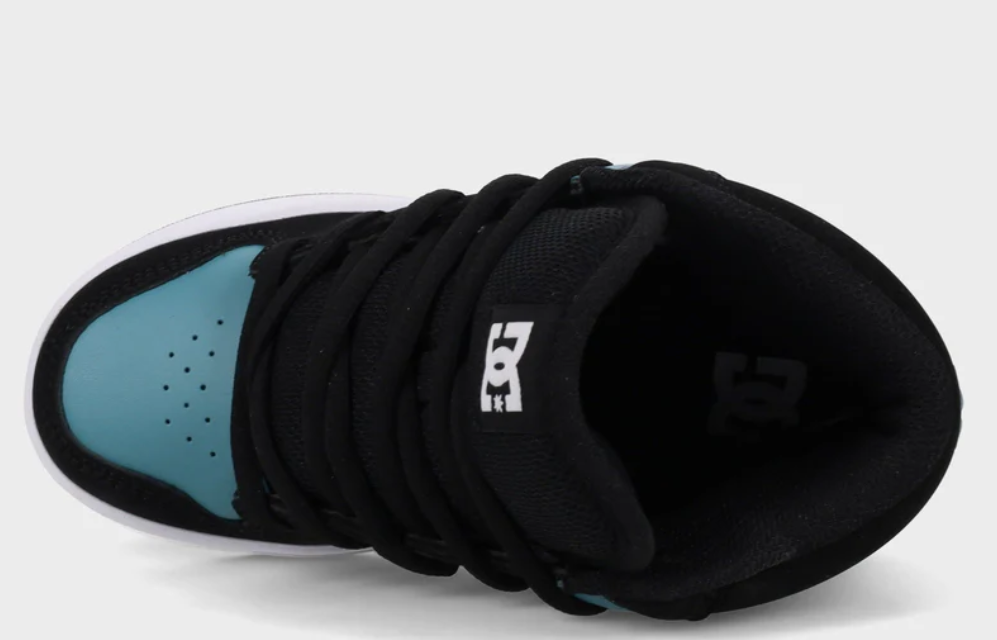 Children's Manteca 4 High Top- Black/Teal/White