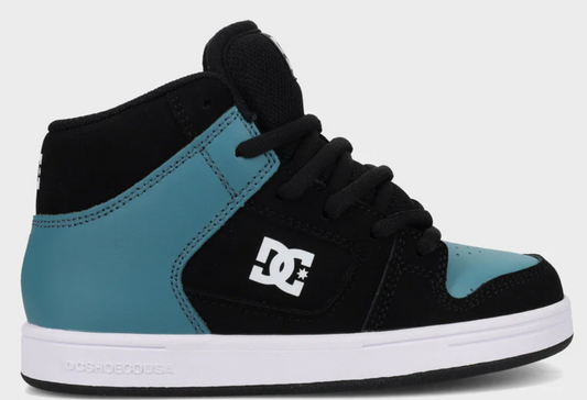 Children's Manteca 4 High Top- Black/Teal/White