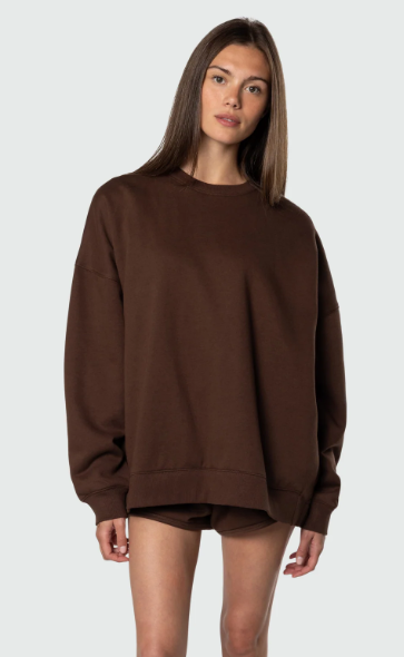 Women's Oversized Fleece Crew