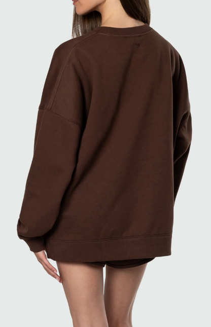 Women's Oversized Fleece Crew