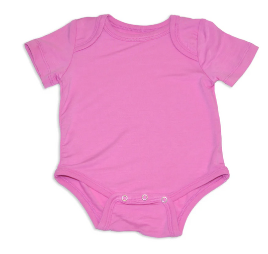 Bamboo Short Sleeve Onesie (Crocus)