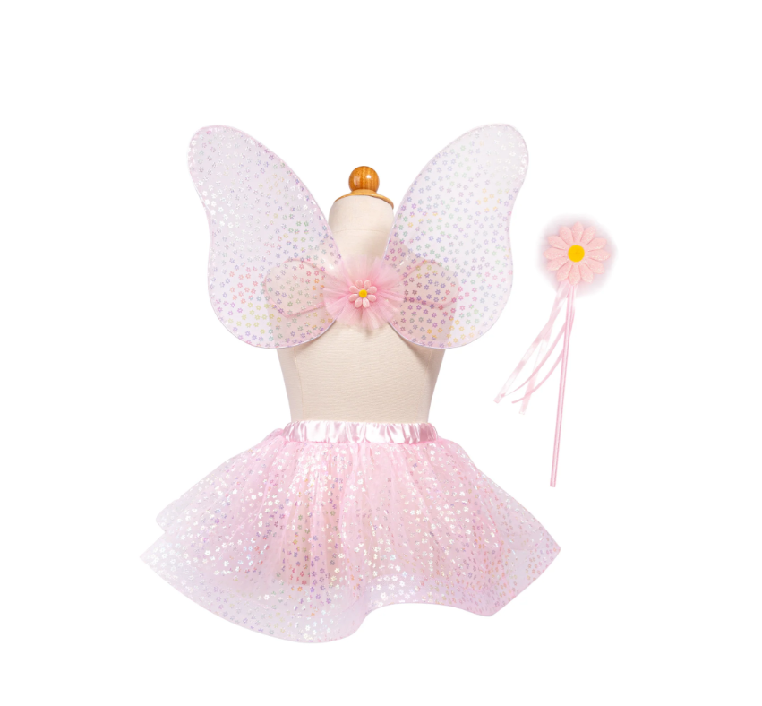 Crazy For Daisies Tutu, Wand & Wing Set