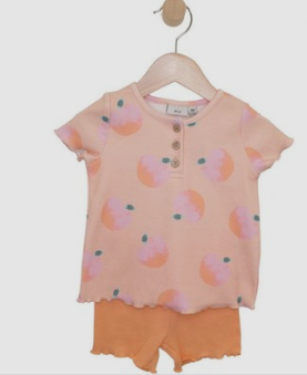Infant 2pc Peach Set
