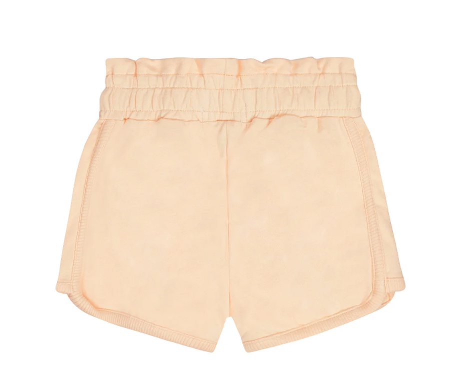 Infant Peach Ruffle Shorts