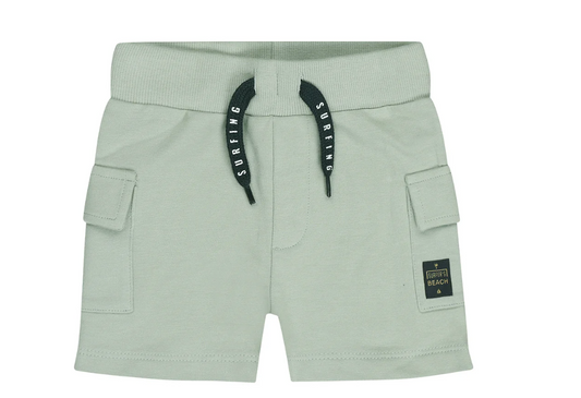 Boy's Soft Sage Cargo Shorts
