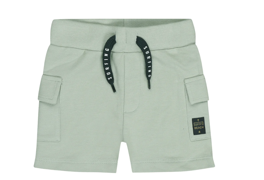 Boy's Soft Sage Cargo Joggers