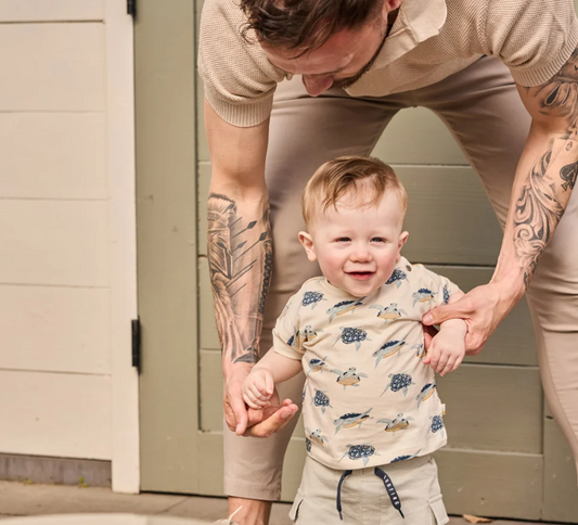 Boy's Soft Sage Cargo Joggers